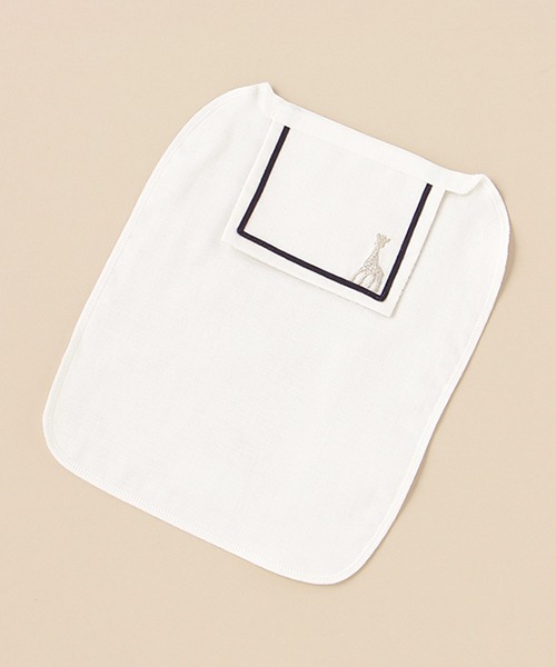 Sophie la girafe（ソフィーラジラフ）の「セーラー汗取りパッド【日本製】（その他ベビー用品・キッズ・オフホワイト/ネイビー・FREE）」の2枚目の写真