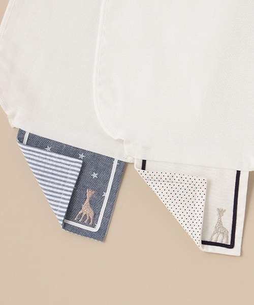 Sophie la girafe（ソフィーラジラフ）の「セーラー汗取りパッド【日本製】（その他ベビー用品・キッズ・オフホワイト/ネイビー・FREE）」の8枚目の写真