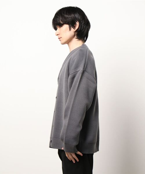 ALAND(エーランド)の「3.3Field Trip/OVER KNITカーディガン 2279010(ニット/セーター・メンズ・ブラック/ベージュ/チャコール・FREE)」の7枚目の写真