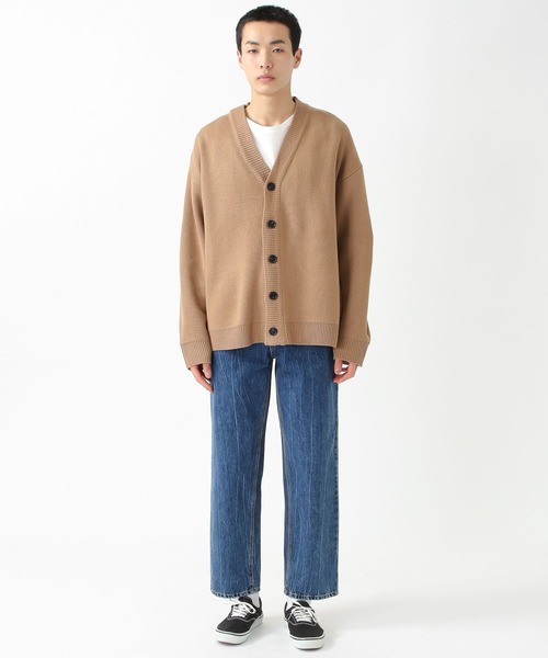 ALAND(エーランド)の「3.3Field Trip/OVER KNITカーディガン 2279010(ニット/セーター・メンズ・ブラック/ベージュ/チャコール・FREE)」の5枚目の写真