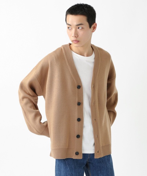 ALAND(エーランド)の「3.3Field Trip/OVER KNITカーディガン 2279010(ニット/セーター・メンズ・ブラック/ベージュ/チャコール・FREE)」の8枚目の写真