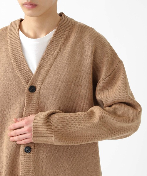 ALAND(エーランド)の「3.3Field Trip/OVER KNITカーディガン 2279010(ニット/セーター・メンズ・ブラック/ベージュ/チャコール・FREE)」の18枚目の写真