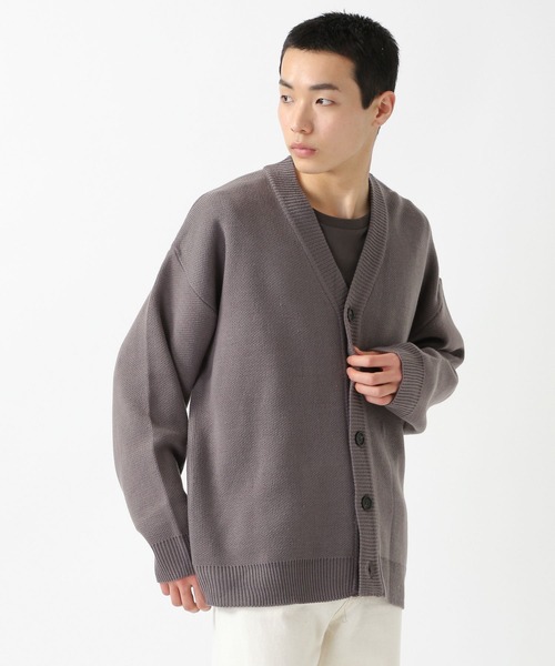 ALAND(エーランド)の「3.3Field Trip/OVER KNITカーディガン 2279010(ニット/セーター・メンズ・ブラック/ベージュ/チャコール・FREE)」の4枚目の写真