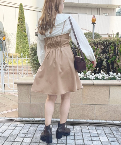 apres jour(アプレジュール)の「【セットアップ可能】フレアキャミワンピース【ZOZOTOWN限定アイテム】(ワンピース・レディース・モカ/ベージュ系その他/ブラウン系その他/ベージュ・X-LARGE/フリー)」の12枚目の写真