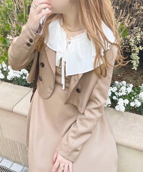 apres jour(アプレジュール)の「【セットアップ可能】フレアキャミワンピース【ZOZOTOWN限定アイテム】(ワンピース・レディース・モカ/ベージュ系その他/ブラウン系その他/ベージュ・X-LARGE/フリー)」の13枚目の写真