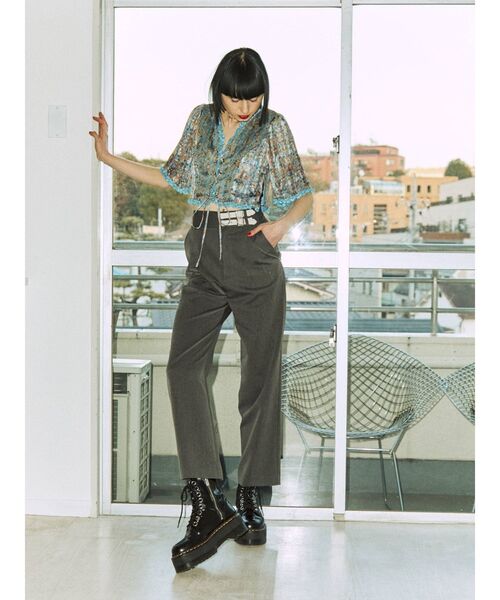 jouetie(ジュエティ)の「ウエストベルトタックパンツ(その他パンツ・レディース・ブラック/グレー/ピンク/その他1・MEDIUM)」の15枚目の写真