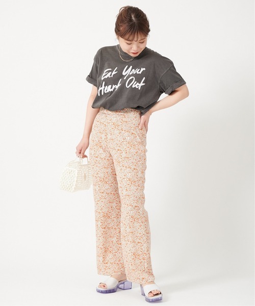 U by SPICK&SPAN(ユーバイスピックアンドスパン)の「フラワーパンツ◆(その他パンツ・レディース・オレンジ・38/34/36)」の22枚目の写真