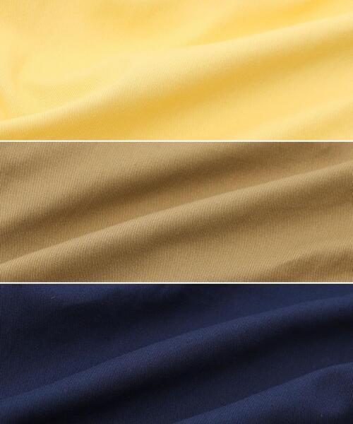 coen（コーエン）の「ソフトコットン2タックチノパンツ（チノパンツ・レディース・ベージュ/ネイビー/イエロー・M/S/L）」の7枚目の写真