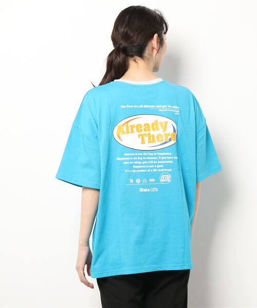 SpRay(スプレイ)の「オーバルロゴリンガー Tシャツ(Tシャツ/カットソー・レディース・オフホワイト/ピンク/ブルー/ミント/オートミール/スミクロ・FREE)」の10枚目の写真