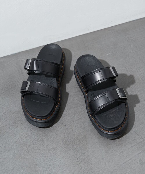 Dr. Martens（ドクターマーチン）の「Dr.Martens/ドクターマーチン MYLES BRANDO（サンダル・レディース・ブラック/ベージュ・4/5/6/8/9/3/7）」の7枚目の写真