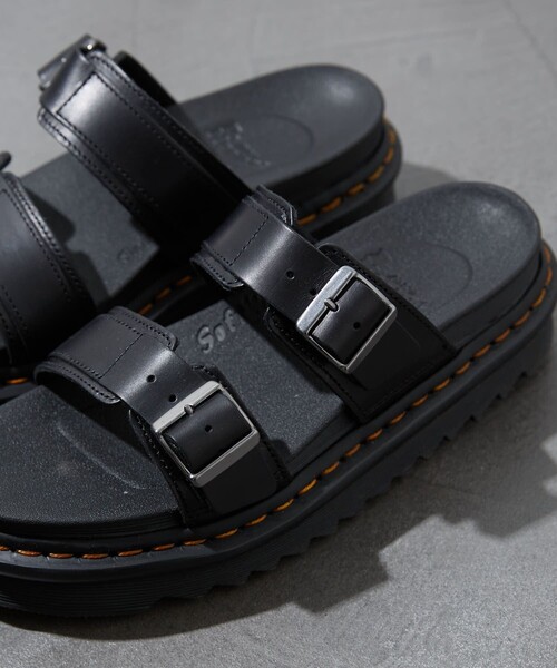 Dr. Martens（ドクターマーチン）の「Dr.Martens/ドクターマーチン MYLES BRANDO（サンダル・レディース・ブラック/ベージュ・4/5/6/8/9/3/7）」の12枚目の写真