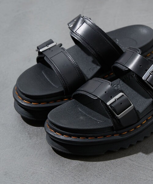 Dr. Martens（ドクターマーチン）の「Dr.Martens/ドクターマーチン MYLES BRANDO（サンダル・レディース・ブラック/ベージュ・4/5/6/8/9/3/7）」の13枚目の写真