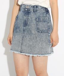 PINK-latte | デニムカットオフミニスカート(スカート)