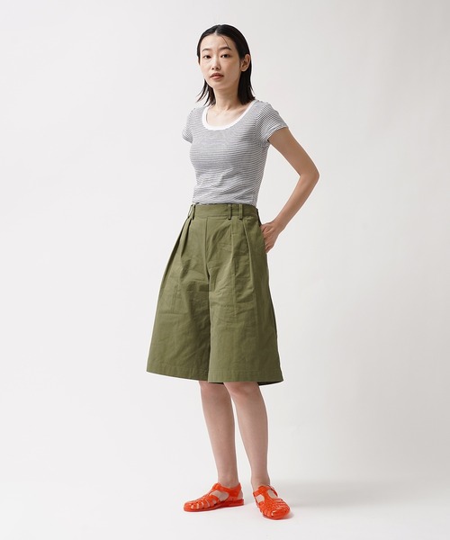 salle de bal(サルデバル)の「Robert P. Miller / ロバート・ピー・ミラー パネルリブ 半袖Tシャツ Tシャツ インナー 807C DRE(Tシャツ/カットソー・レディース・ブラック系その他/ホワイト/グレー/ブラック・FREE)」の10枚目の写真