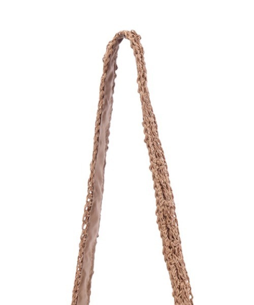 Green　Parks（グリーンパークス）の「・ペーパークロシェ編みショルダー（ショルダーバッグ・レディース・ピンク/イエロー/グリーン・FREE）」の6枚目の写真