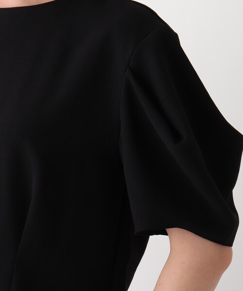 OPAQUE.CLIP（オペークドットクリップ）の「◆ウーリッシュドライストレッチ ぺプラムタックブラウス【WEB限定カラー・サイズ】（シャツ/ブラウス・レディース・ブラウン系その他5/ブルー/オフホワイト/レンガ/ブラック/ライトベージュ・40/38/42）」の12枚目の写真