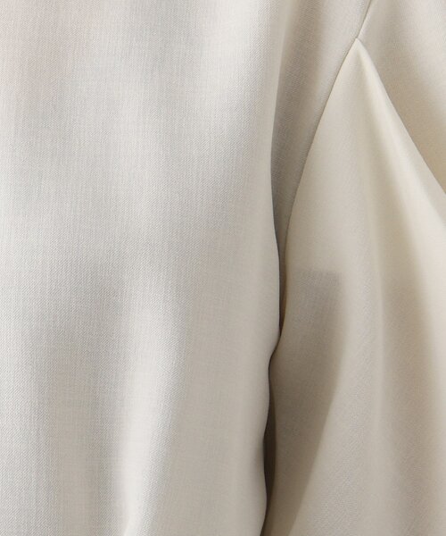 OPAQUE.CLIP（オペークドットクリップ）の「◆ウーリッシュドライストレッチ ぺプラムタックブラウス【WEB限定カラー・サイズ】（シャツ/ブラウス・レディース・ブラウン系その他5/ブルー/オフホワイト/レンガ/ブラック/ライトベージュ・40/38/42）」の14枚目の写真