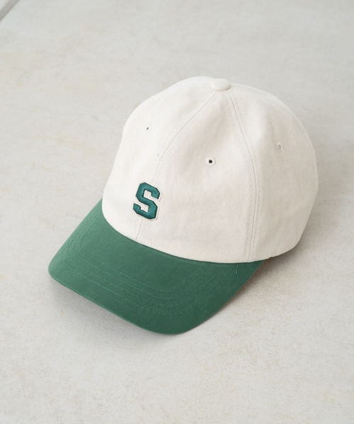 Kastane（カスタネ）の「アルファベットCAP（キャップ・レディース・グリーン/ブラック・FREE）」の3枚目の写真