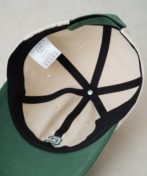 Kastane（カスタネ）の「アルファベットCAP（キャップ・レディース・グリーン/ブラック・FREE）」の6枚目の写真