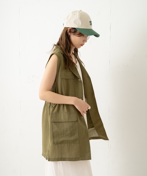 Kastane（カスタネ）の「アルファベットCAP（キャップ・レディース・グリーン/ブラック・FREE）」の17枚目の写真