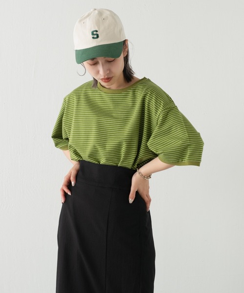 Kastane（カスタネ）の「アルファベットCAP（キャップ・レディース・グリーン/ブラック・FREE）」の22枚目の写真