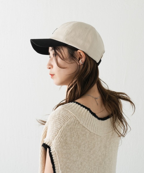 Kastane（カスタネ）の「アルファベットCAP（キャップ・レディース・グリーン/ブラック・FREE）」の10枚目の写真