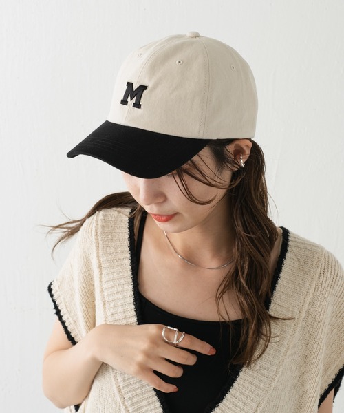 Kastane（カスタネ）の「アルファベットCAP（キャップ・レディース・グリーン/ブラック・FREE）」の8枚目の写真