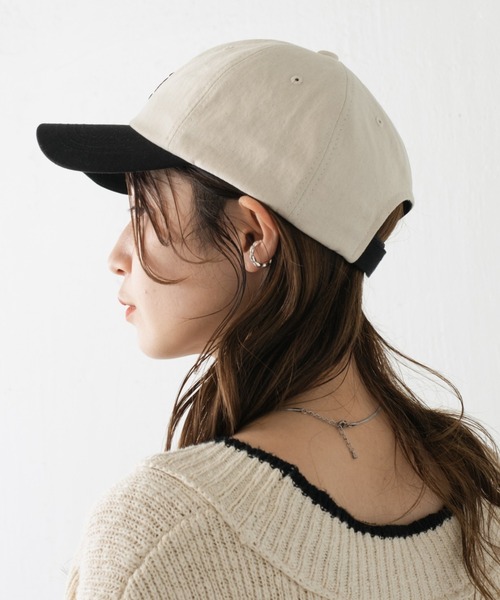 Kastane（カスタネ）の「アルファベットCAP（キャップ・レディース・グリーン/ブラック・FREE）」の11枚目の写真