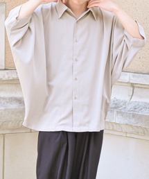 NILWAY | ケアフリートロミオーバーサイズドルマンレギュラーカラーシャツ(シャツ/ブラウス)