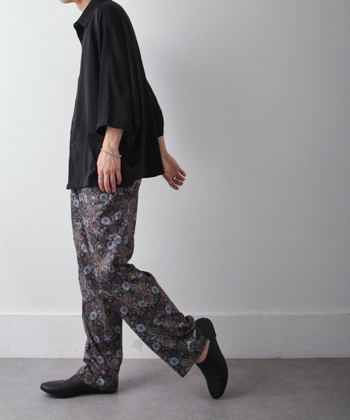 NILWAY（ニルウェイ）の「ケアフリートロミオーバーサイズドルマンレギュラーカラーシャツ（シャツ/ブラウス・メンズ・ライトグレー/ブラック/ネイビー/オフホワイト/ブルー/チャコール/ダークグリーン・MEDIUM/LARGE）」の18枚目の写真