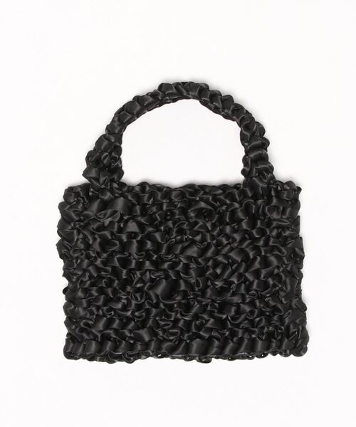 RODEO CROWNS WIDE BOWL(ロデオクラウンズワイドボウル)の「HANDMADE RIBBON BAG(ハンドバッグ・レディース・ブラック/ピンク/キャメル・FREE)」の16枚目の写真