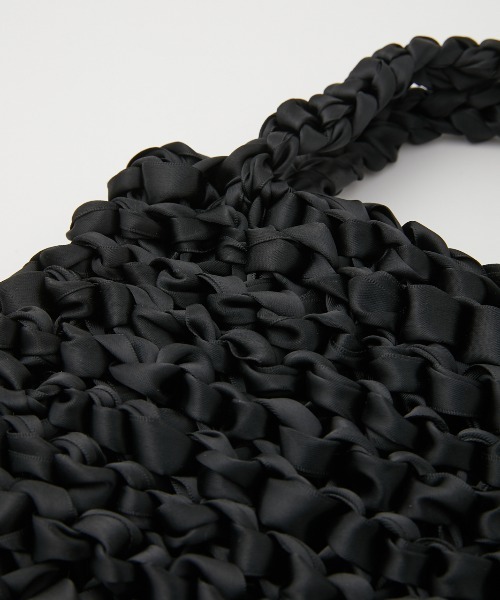 RODEO CROWNS WIDE BOWL(ロデオクラウンズワイドボウル)の「HANDMADE RIBBON BAG(ハンドバッグ・レディース・ブラック/ピンク/キャメル・FREE)」の20枚目の写真