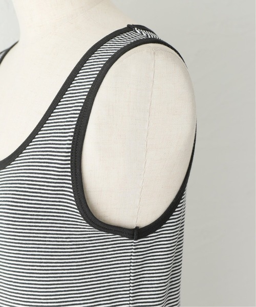 PICCADILLY（ピカデリー）の「【PICCADILLY/ピカデリー】 別注 ボーダータンク（タンクトップ・レディース・ブラック/ベージュ/パープル・FREE）」の15枚目の写真