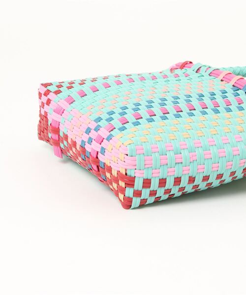 Munich(ミューニック)の「ポリプロピレンミニカゴバッグ(かごバッグ・レディース・ターコイズブルー/ピンク・FREE)」の21枚目の写真