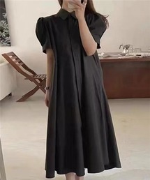 ロングシャツワンピース
