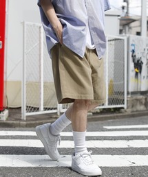 ヘビーウェイトツータック カラーワイドショーツ