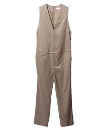 ASTRAET | ASTRAET(アストラット） キュプラ/コットン サロペット(つなぎ/オールインワン)