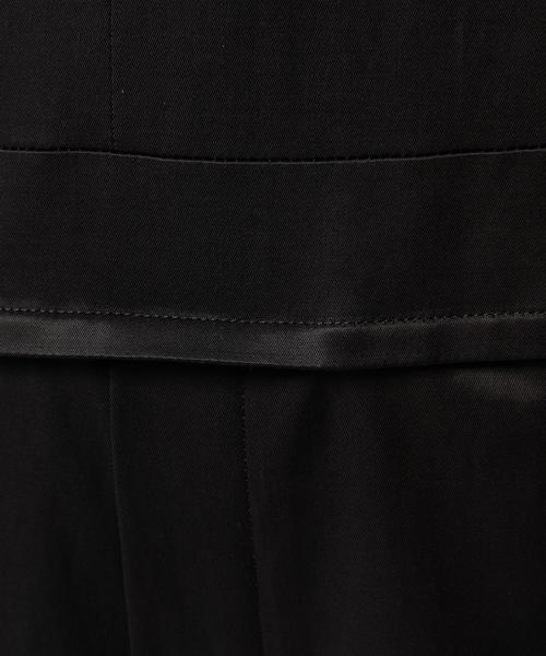 ASTRAET（アストラット）の「ASTRAET(アストラット） キュプラ/コットン サロペット◆（つなぎ/オールインワン・レディース・ブラック/ベージュ・0/1）」の9枚目の写真