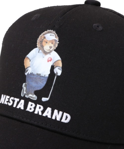 NESTA BRAND(ネスタブランド)の「ドライライオンゴルファーメッシュキャップ(キャップ・メンズ・ホワイト/ブラック・F)」の7枚目の写真