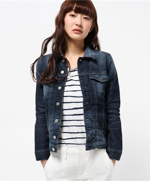 CIAOPANIC TYPY（チャオパニックティピー）の「【oblekt】オブレクトジョガーデニムジャケット（デニムジャケット・レディース・ブルー/その他2・FREE）」の14枚目の写真