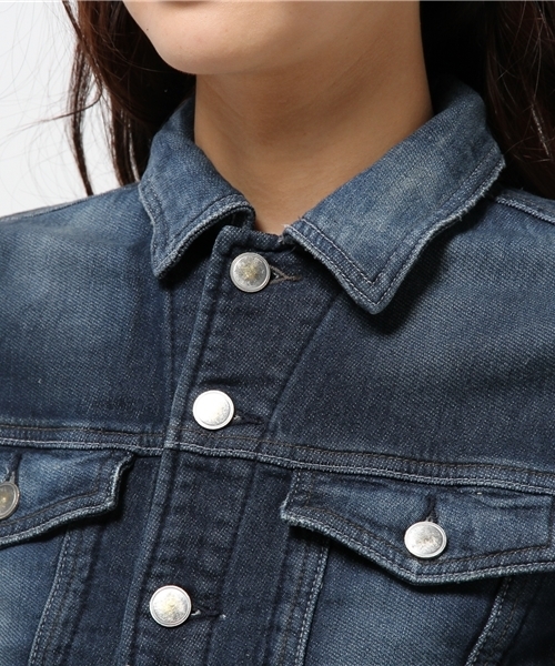 CIAOPANIC TYPY（チャオパニックティピー）の「【oblekt】オブレクトジョガーデニムジャケット（デニムジャケット・レディース・ブルー/その他2・FREE）」の6枚目の写真