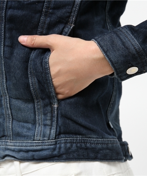 CIAOPANIC TYPY（チャオパニックティピー）の「【oblekt】オブレクトジョガーデニムジャケット（デニムジャケット・レディース・ブルー/その他2・FREE）」の10枚目の写真