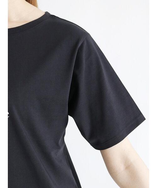 Te chichi（テチチ）の「ロゴプリントTシャツ（Tシャツ/カットソー・レディース・ホワイト/ブルー/ブラック・ﾌﾘ-）」の21枚目の写真