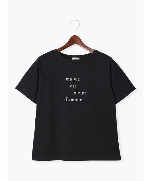 Te chichi（テチチ）の「ロゴプリントTシャツ（Tシャツ/カットソー・レディース・ホワイト/ブルー/ブラック・ﾌﾘ-）」の19枚目の写真