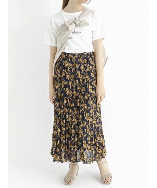 Te chichi（テチチ）の「ロゴプリントTシャツ（Tシャツ/カットソー・レディース・ホワイト/ブルー/ブラック・ﾌﾘ-）」の10枚目の写真