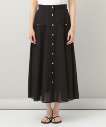 美品　Curensology ウールメタルボタンブラウス 美品 Curensology ウールメタルボタンブラウス