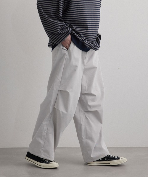 JUNRED（ジュンレッド）の「スノーカモオーバーパンツ（カーゴパンツ・メンズ・ライトグレー/ブラック・L/S/M）」の3枚目の写真