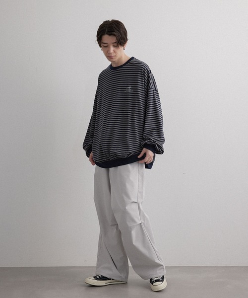 JUNRED（ジュンレッド）の「スノーカモオーバーパンツ（カーゴパンツ・メンズ・ライトグレー/ブラック・L/S/M）」の16枚目の写真