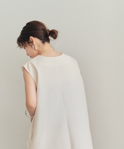 titivate（ティティベイト）の「ふくれキルトジャンパースカート（ジャンパースカート・レディース・ブラック/ホワイト系その他・M）」の10枚目の写真