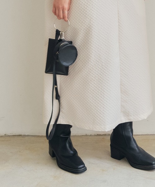 titivate（ティティベイト）の「ふくれキルトジャンパースカート（ジャンパースカート・レディース・ブラック/ホワイト系その他・M）」の8枚目の写真